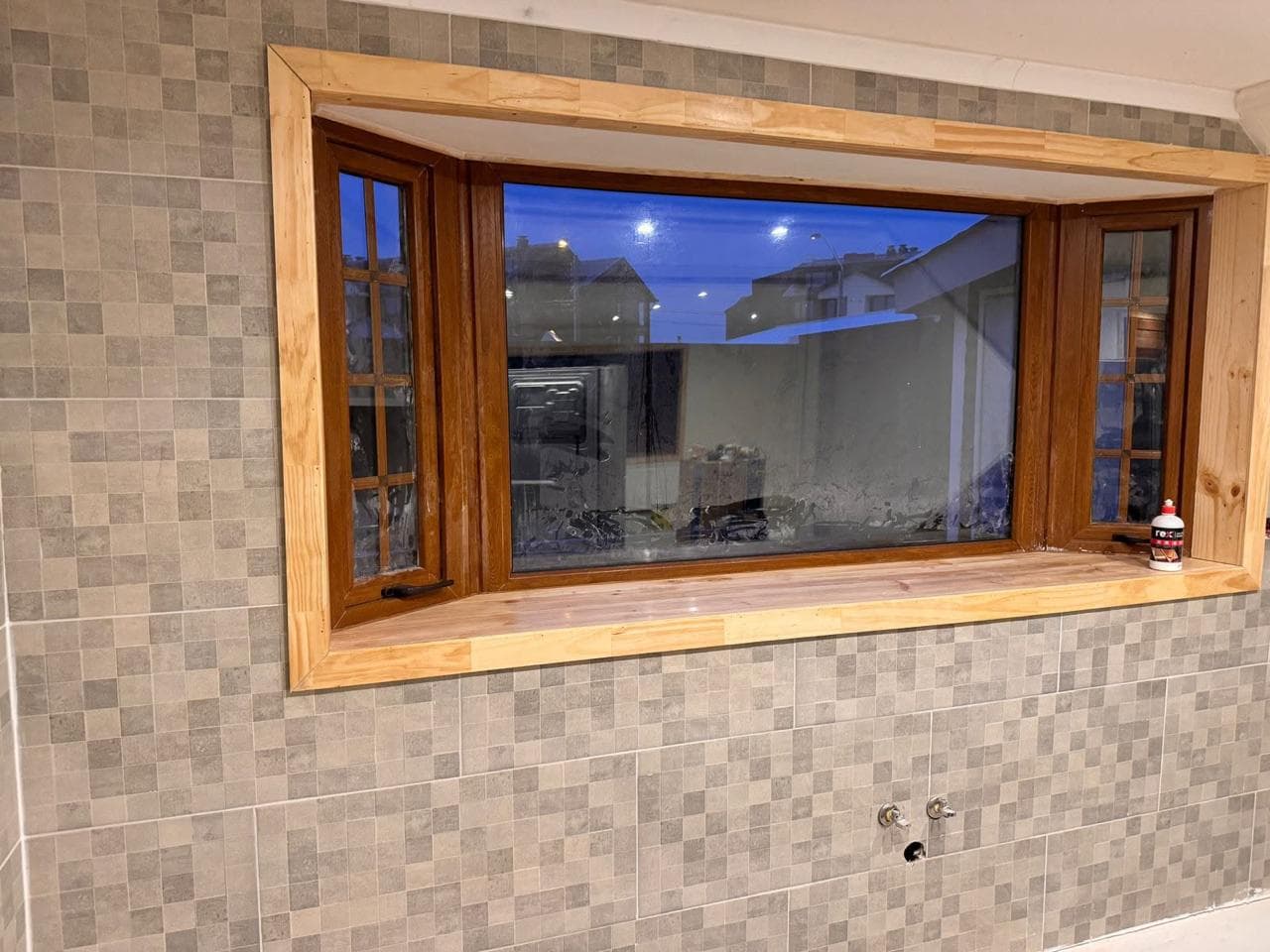 Ventanas Bow Window en PVC